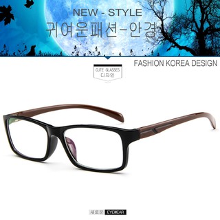 Fashion แว่นตากรองแสงสีฟ้า รุ่น 2318 C-3 สีดำขาน้ำตาล ถนอมสายตา (กรองแสงคอม กรองแสงมือถือ) New Optical filter