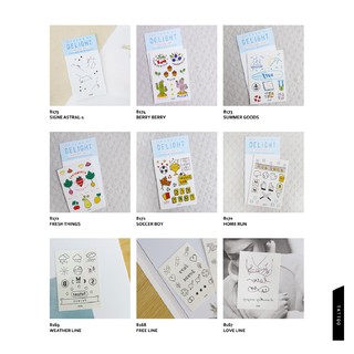 Suatelier Tattoo Stickers (2) สติ๊กเกอร์น่ารัก สไตล์เกาหลี