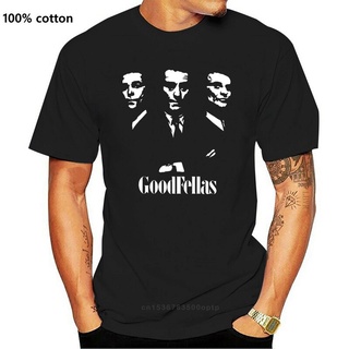 Goodfellas เสื้อยืดลําลอง แขนสั้น พิมพ์ลายภาพยนตร์ SAPRANOS สไตล์เรโทร สําหรับผู้ชาย