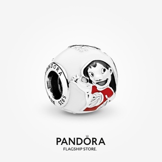 Pandora จี้รูป Disney Lilo and Stitch ของขวัญวันเกิด สําหรับสุภาพสตรี p825