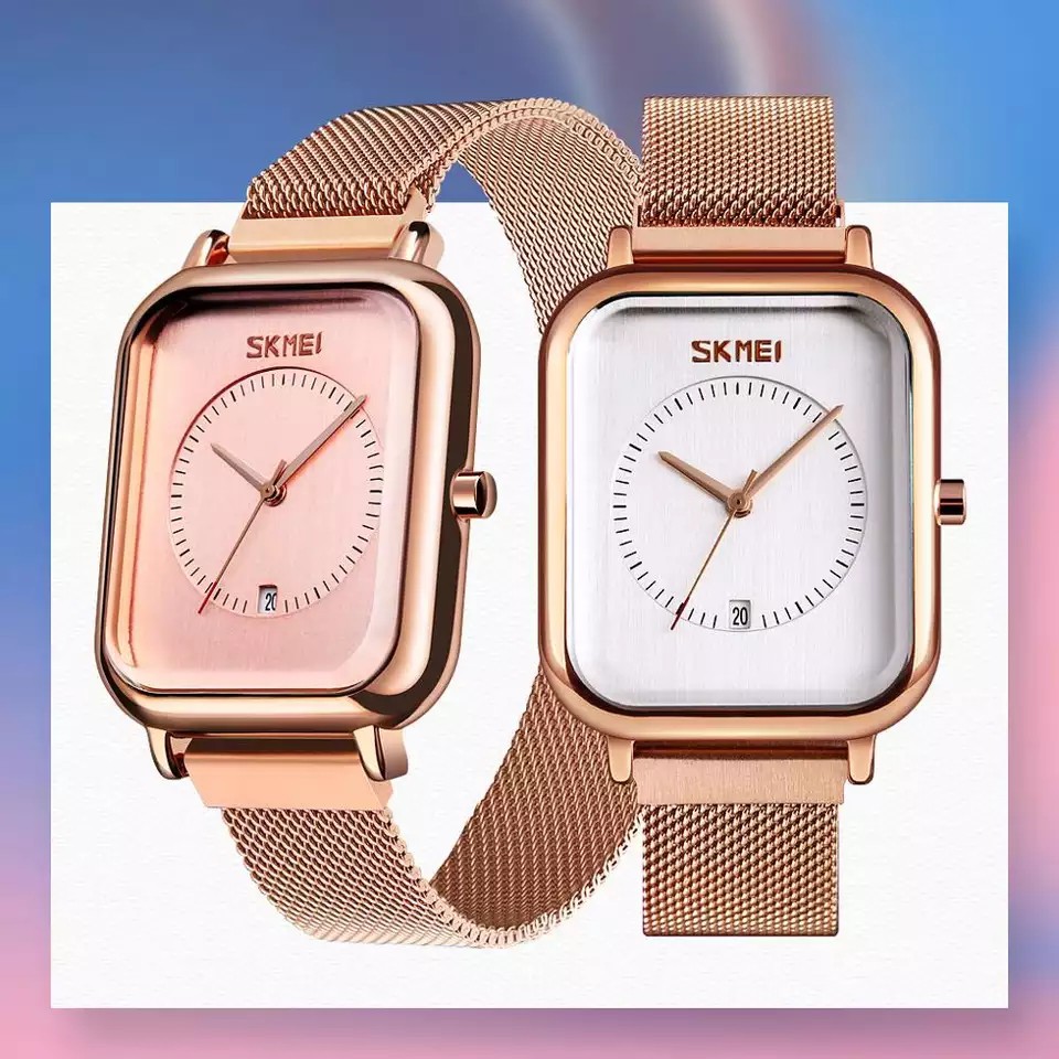 ภาพหน้าปกสินค้าSKMEI 9207 นาฬิกาข้อมือผู้หญิงมีวันที่ สายแม่เหล็ก กันน้ำ 100% จากร้าน lifetimewatch บน Shopee