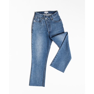 New 💥 Salisa - Jeans Overlap Bootcut Cropped Denim