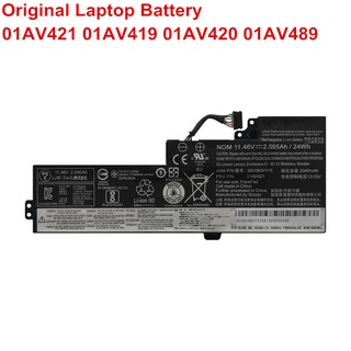 11.46V 24Wh Genuine Original 01AV421 01AV419 01AV420 01AV489 Battery Replacement Laptop For Lenovo ThinkPad T480 T470 A4