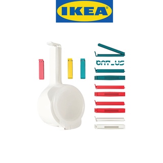 IKEA อิเกีย BEVARA Series ที่หนีบปากถุง / ที่หนีบปากถุงแบบมีฝาปิด