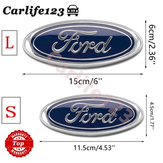 Ford ป้ายสัญลักษณ์โลโก้รถยนต์เปลี่ยนสติกเกอร์ด้านหน้าและด้านหลังรถยนต์