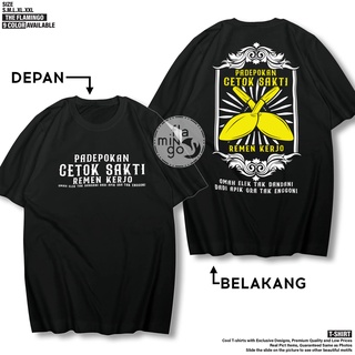 เสื้อยืดวินเทจPadepokan เสื้อยืด Petok Sakti Remen Kerjo Omah Elek Does Not Dandani Distro ไซซ์ S-XXL - TF9062S-5XL