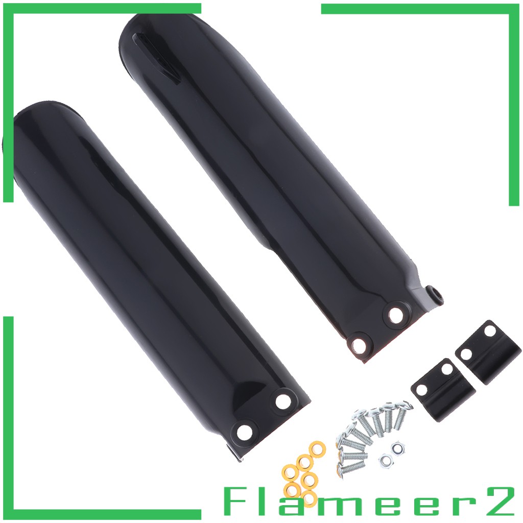 flameer2-บังโคลนหน้าสีด-ํา-2-ชิ้นสําหรับ-honda-klx-bbr-ttr-crf-cr