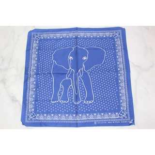 แบบที่ 2 ผ้าเช็ดหน้าลายช้าง มี 3 สีให้เลือก  Elephant Patterned Handkerchief