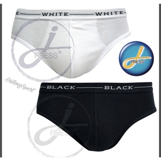 กางเกงในเจเพรส black&amp;white ขอบยาง F คละสีขาวและดำ 12 ตัว