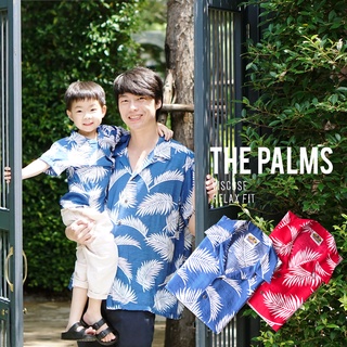 ภาพหน้าปกสินค้าShirtoria Kids+Dad -The Palm เสื้อเชิ้ตผู้ชาย เสื้อเชิ้ตผู้ชายแขนสั้น เสื้อเชิ้ตฮาวาย NonIron ไม่ต้องรีด ที่เกี่ยวข้อง