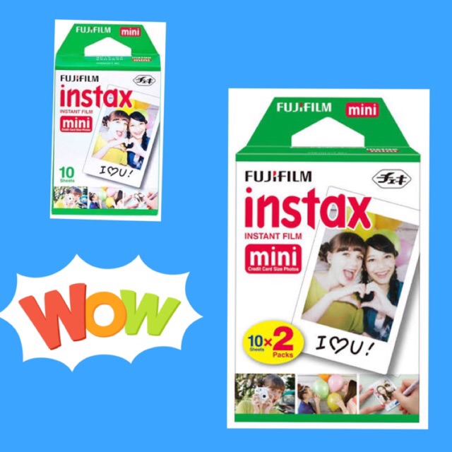 ภาพหน้าปกสินค้า(พร้อมส่งจากไทย) Polaroid film fuji mini instax หมดอายุ10-2024