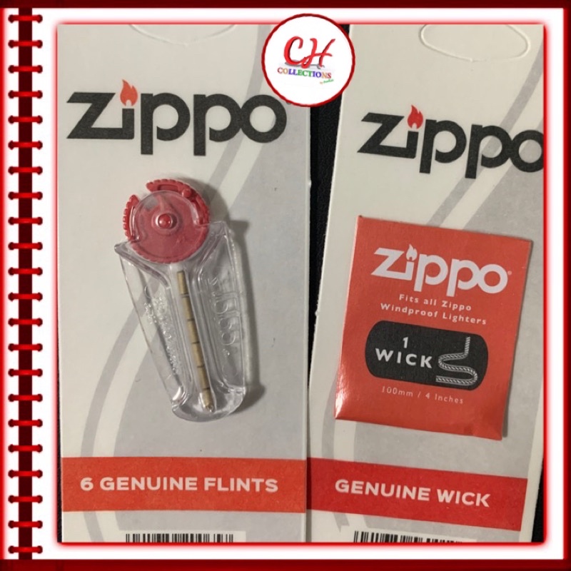 zippo-flints-and-wick-ถ่านซิปโป้พร้อมไส้ไฟแช็ค-ของแท้-ใช้ใส่zippo-จุดติดดี