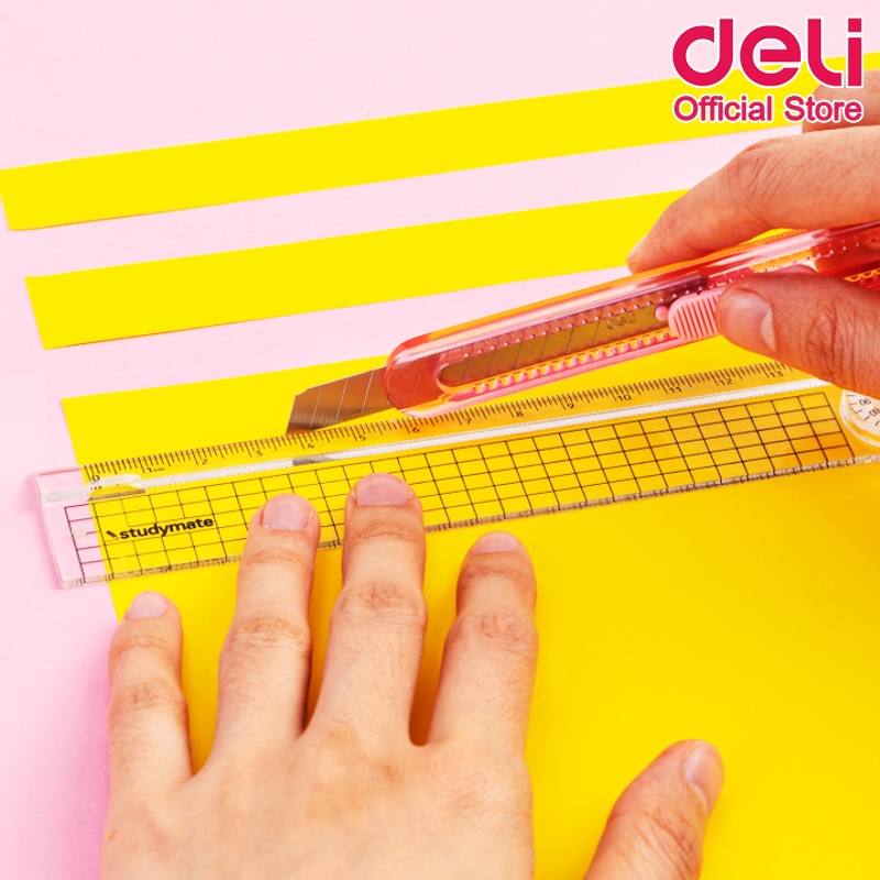 deli-2054-school-cutter-คัตเตอร์สำหรับโรงเรียน-ขนาด-13-ใบมีด-แพ็ค-30-ชิ้น-ใบมีดคัตเตอร์-คัตเตอร์-อุปกรณ์ช่วยตัด