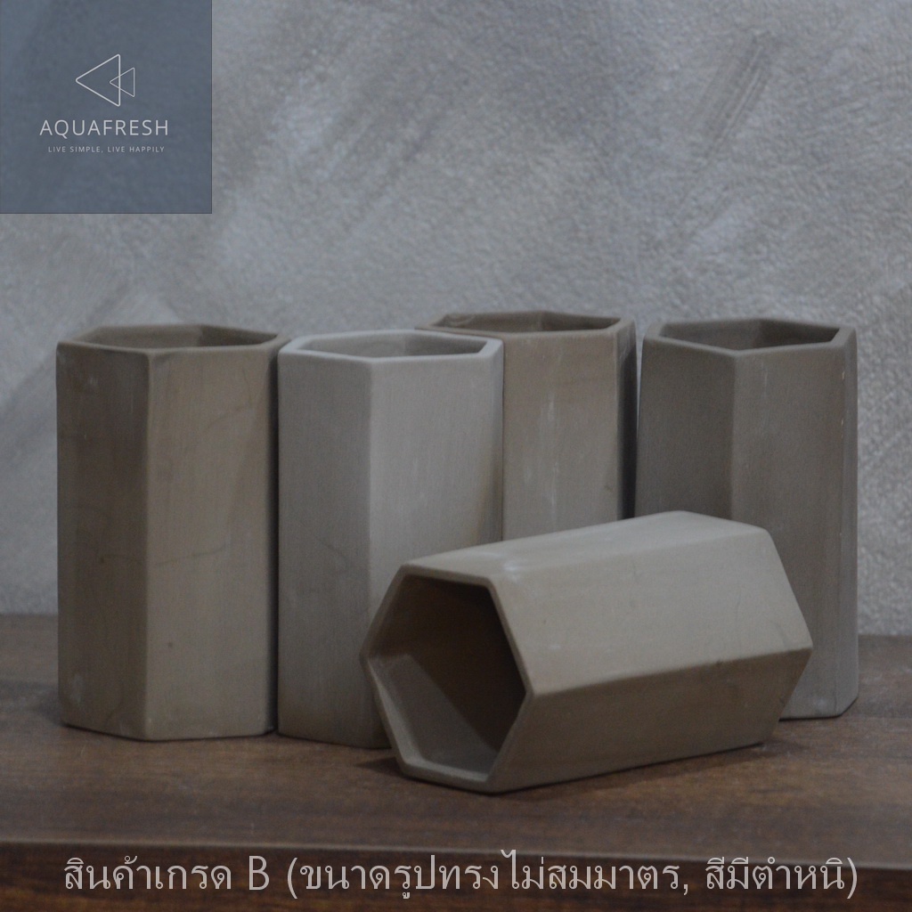 clearance-sale-hexagon-tube-ท่อเซรามิคหกเหลี่ยม-เหมาะเป็นบ้านปลา-กุ้ง-ท่อมุด-ลอดเล่นสำหรับ-หนูแฮมเตอร์-เม่นแคระ