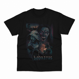 เสื้อยืดโอเวอร์ไซส์เสื้อยืด พิมพ์ลายภาพยนตร์ Morbius Vampire Marvel สไตล์วินเทจS-3XL