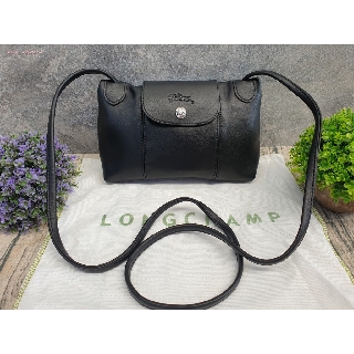 (แท้ 💯%‼Factory) Longchamp Le Pliage Cuir Crossbody Bag