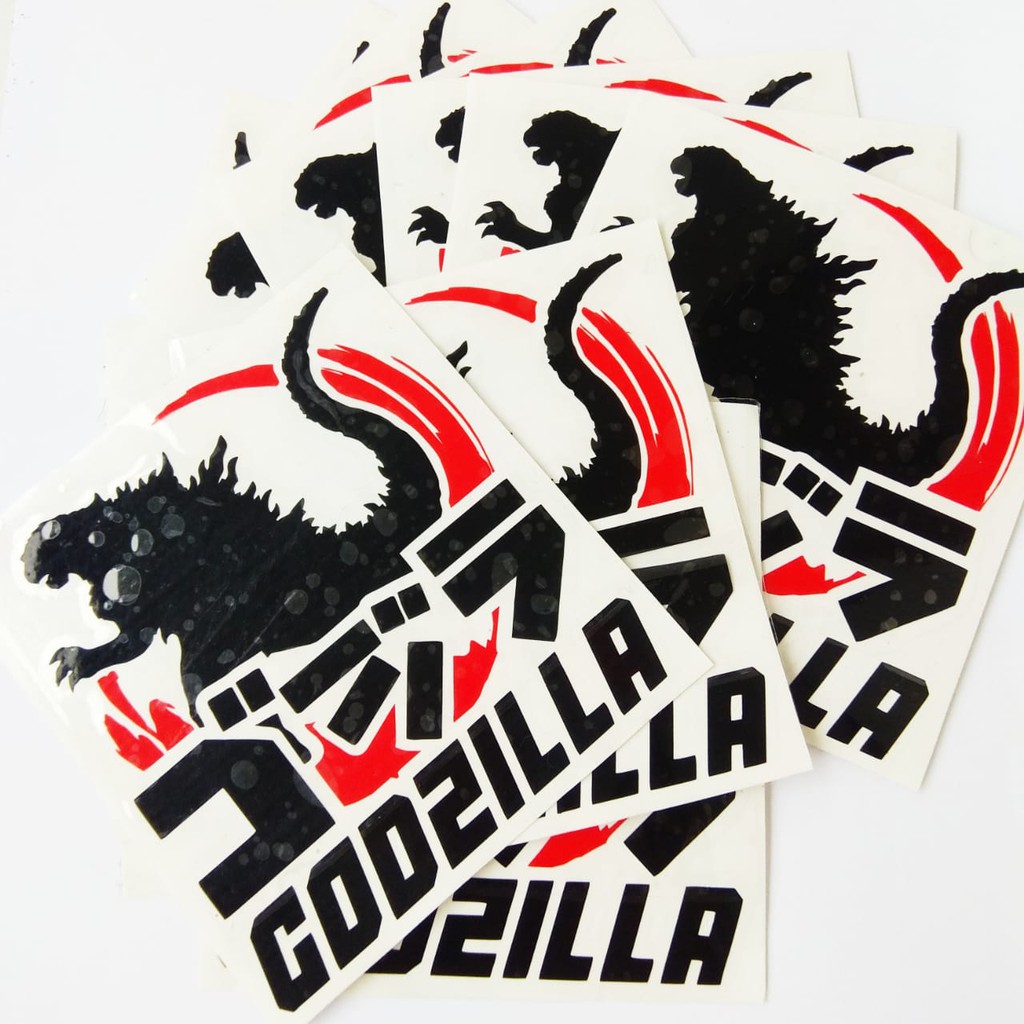 สติกเกอร์กระจก-ลาย-godzilla-sticker-สําหรับตกแต่งรถยนต์