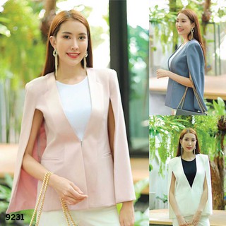 เสื้อสูทคลุมผ่าแขนลุคเรียบหรู ปักลายนกด้านหลัง คัตติ้งสวย เนื้อผ้าเกรดพรีเมี่ยมเรียบสวยมีน้ำหนัก ซับในอย่างดีทั้งตัว ด้า
