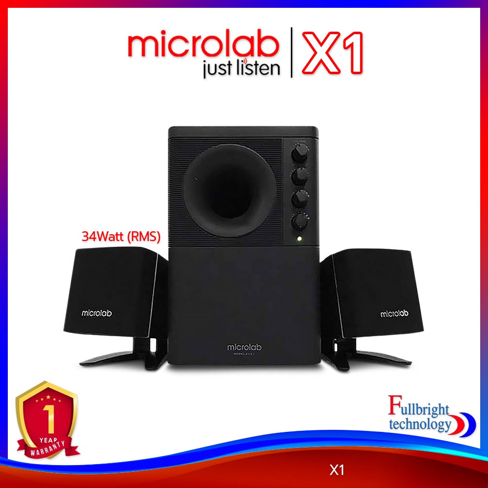 Microlab x1 hotsell 2.1