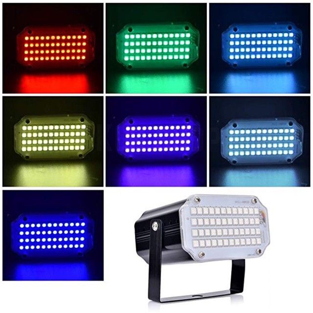 ไฟกระพริบ-ไฟรถแห่-ปรับสีได้-ไฟเธค-ไฟพาร์led-ไฟดิสโก้-ไฟกระพริบ-led-48-ดวง-ตามจังหวะเพลง