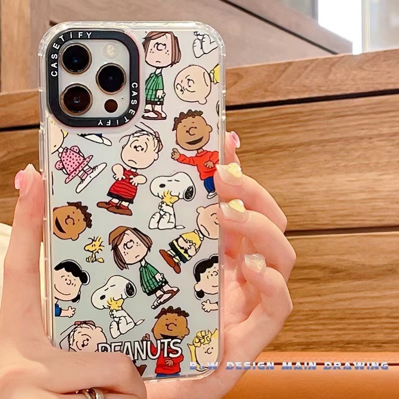 เคสโทรศัพท์มือถือแบบแข็ง-ผิวด้าน-กันกระแทก-ลายการ์ตูน-snoopy-peanuts-หรูหรา-สําหรับ-iphone-13-12-11-pro-max-ix-xs-max-xr-7-8-plus