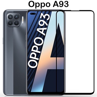 F ฟิล์มกระจกเต็มจอ OPPO A93 ฟิล์มกระจกนิรภัยเต็มจอ ฟิล์มออฟโป้ ฟิล์มกระจกกันกระแทก  (ส่งจากไทย)