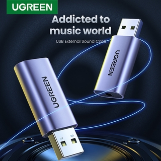 ภาพหน้าปกสินค้าUGREEN การ์ดเสียง Usb To 3 . 5 มม. Aux Interface External Sound Card To หูฟัง / คอมพิวเตอร์ / แล็ปท็อป ที่เกี่ยวข้อง