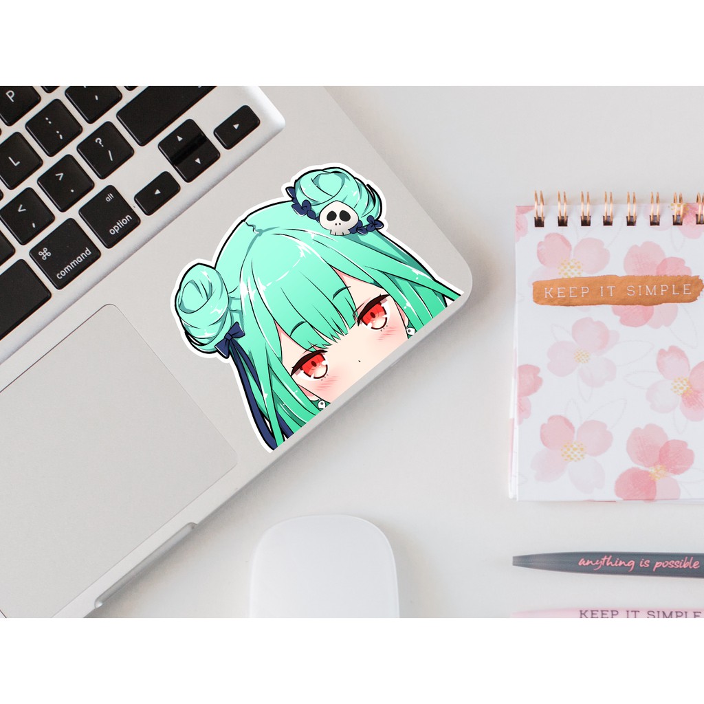 Rushia / Uruha Rushia สติ้กเกอร์ 2 ชิ้น Half face Hololive VTuber ...