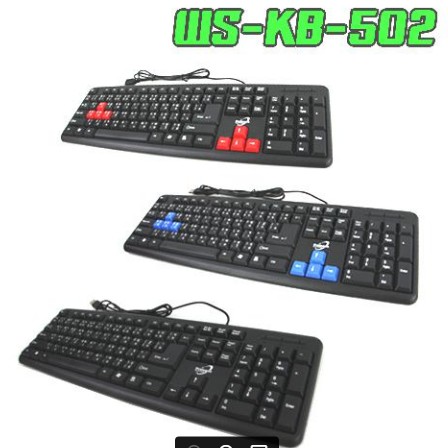 ภาพหน้าปกสินค้าprimaxx keyboard usb ws-kb-502