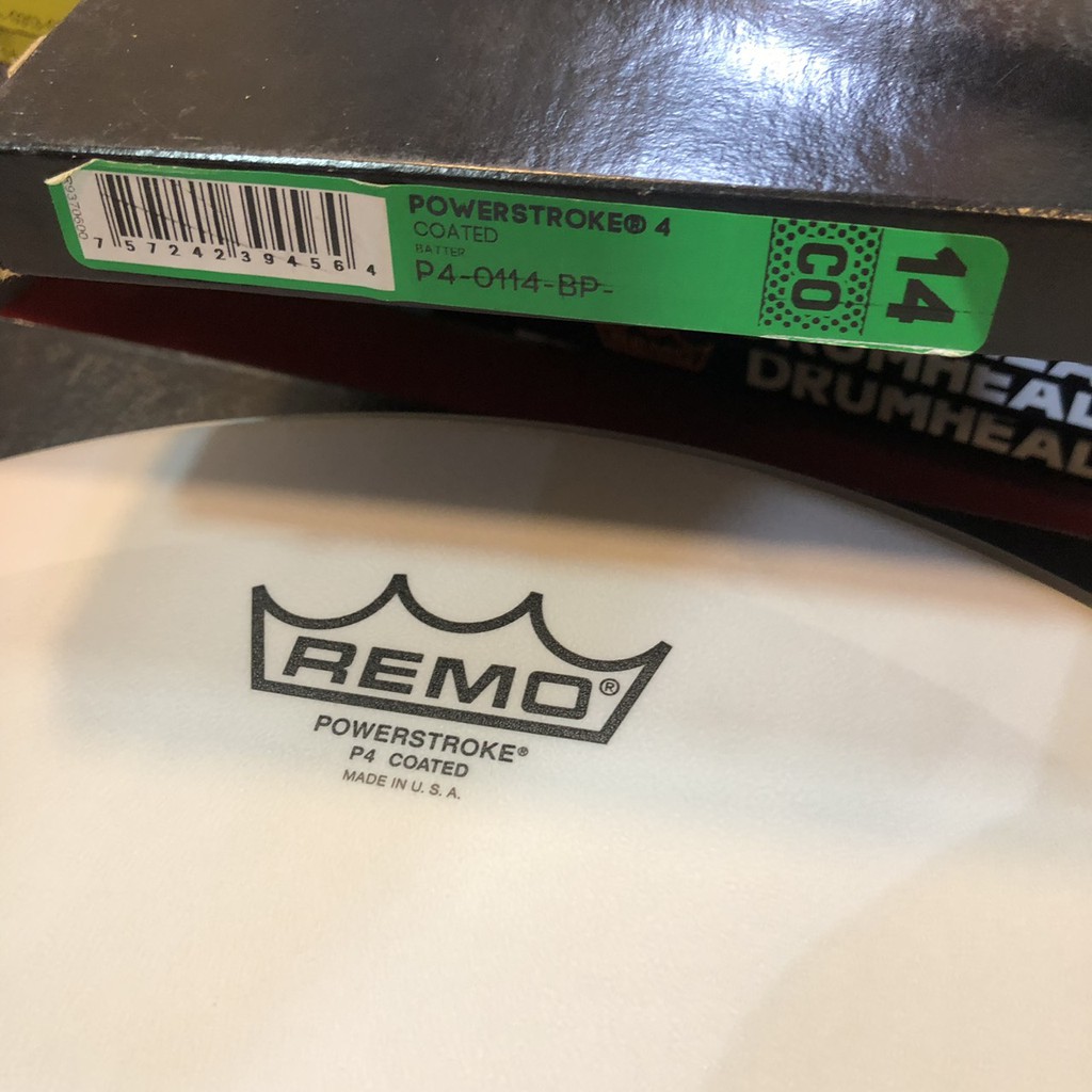 remo-powerstroke-p4-coated-drumhead-14-p4-0114-b-หนังสแนร์