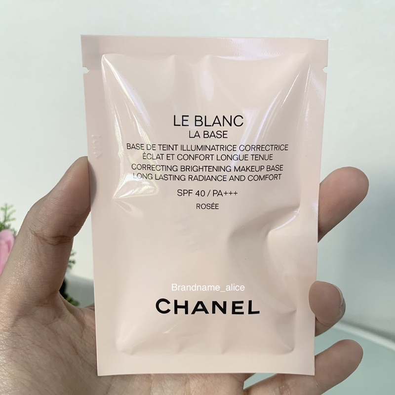 แท้💯 เมคอัพเบส Chanel Le blanc La base Spf40 PA+++ Rosee 2.5ml