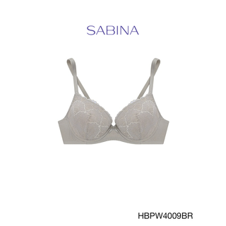 สินค้า Sabina ซาบีน่า เสื้อชั้นใน (มีโครง) รุ่น Habpy Push รหัส HBPW4009BR สีน้ำตาล