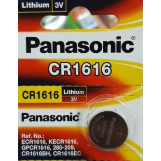 ถ่าน Panasonic CR1616 3V สีแดง จำนวน 1 ก้อน ของแท้