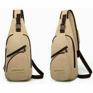 กระเป๋าคาดอก รุ่น Aerlis-Classic Sport Canvas Chest Bag