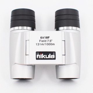 กล้องส่องทางไกล Binocular NIKULA 6x18 ระยะ 1000เมตร กำลังขยาย 6เท่าซูม 8x40mm