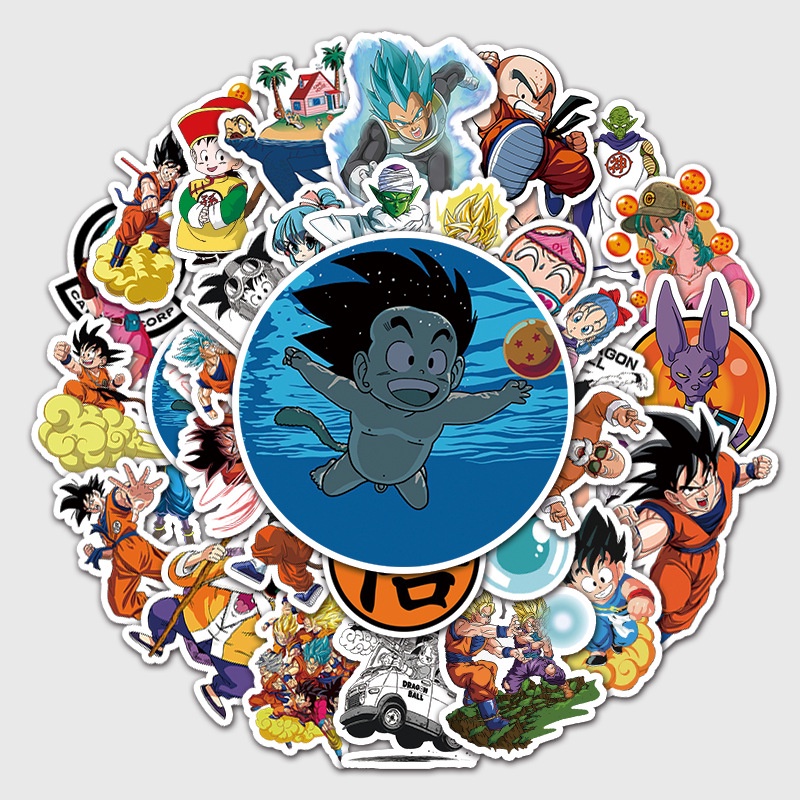 พร้อมส่ง-new-pattern-50-แผ่น-dragon-ball-sticker-พีวีซี-กันน้ำ-สติ๊กเกอร์-ดราก้อนบอล