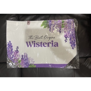 กระเป๋าผ้า shopping bag the best origins wisteria ของไฮยีน