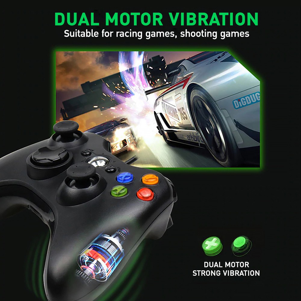 ภาพสินค้าส่งเร็ว จอย OKER Joy Stick U-306 Analog จอยเกมส์ For PC & Xbox360 Xinput DM306 จากร้าน dm_deemark_so_good บน Shopee ภาพที่ 1