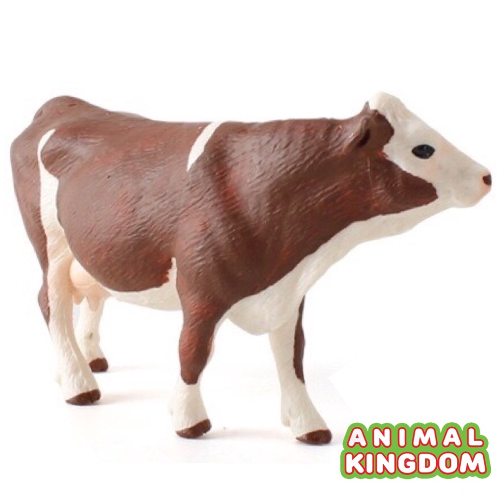 animal-kingdom-โมเดลสัตว์-วัวโฮนสไตน์ฟรีเชี่ยน-แดง-ขนาด-13-50-cm-จากหาดใหญ่