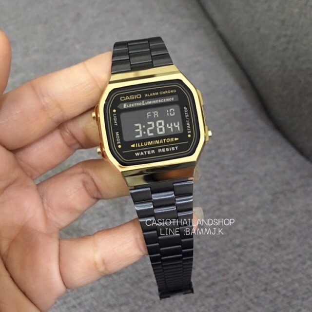 casio-standard-a168wegb-1b-ของแท้-100-พร้อมส่ง-ประกัน1ปี