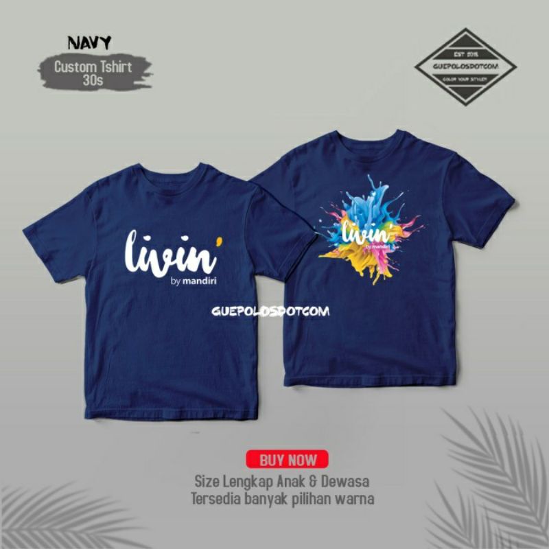 เสื้อยืดผ้าฝ้ายพิมพ์ลาย-เสื้อยืด-พิมพ์ลาย-livin-by-self-costum-livin-สําหรับเด็ก