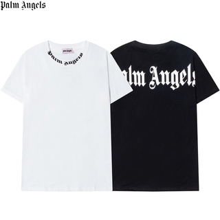 Tee เสื้อเบลาส์ Palm &amp; Angel Sanskrit เสื้อยืดลําลองสําหรับผู้ชายผู้หญิงแขนสั้นคอกลมพิมพ์ลายผ้านุ่ม