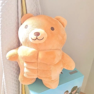 🌈✨ตุ๊กตา ตุ๊กตาหมี หุ่นล่ำบึก หมีล่ำ น้องน่ารัก กล้ามแน่นมาก Teddy ตุ๊กตาน่ารัก พร๊อบแต่งห้อง ของขวัญวันเกิด