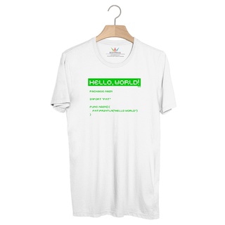 BP299 เสื้อยืด HELLO, WORLD! : ภาษา GO