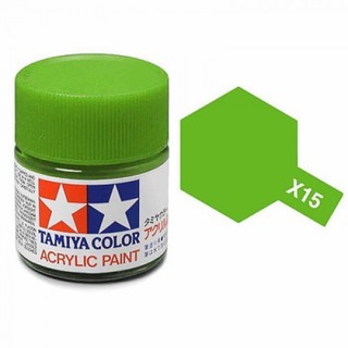 สีทามิย่าสูตรน้ำ Tamiya Acrylic X15 Light Green 10ml
