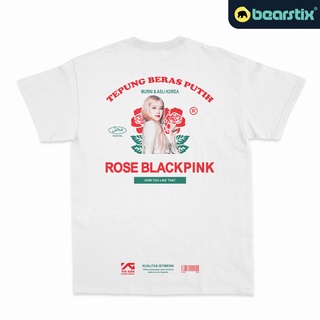 เสื้อยืดผู้ Bearstix - Rose Bl4ck เสื้อยืด P1nk - Rose Brand Tshirt - Unisex Blink Shirt - Kpop Shirt S-5XL