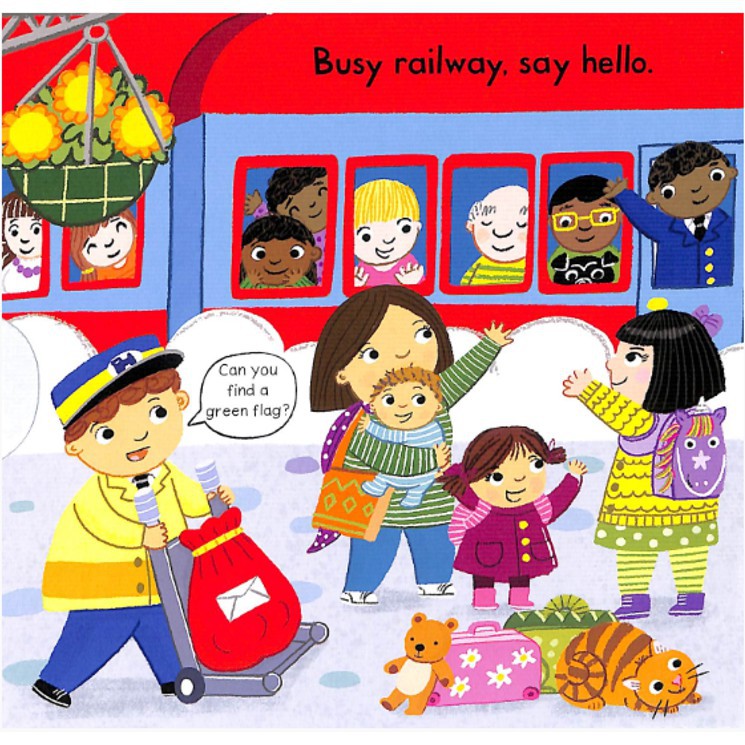 หนังสือนิทานภาษาอังกฤษ-busy-railway-board-book