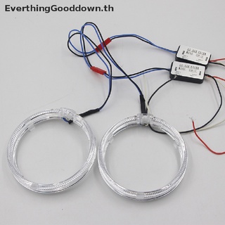 Ever วงแหวนไฟหน้า ไฟตัดหมอก LED เลนส์คู่ หลากสีสัน 1 ชิ้น