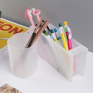กล่องเก็บเครื่องเขียน ปากกา ดินสอ แบบตั้งโต๊ะ อเนกประสงค์ สําหรับบ้าน สํานักงาน โรงเรียน