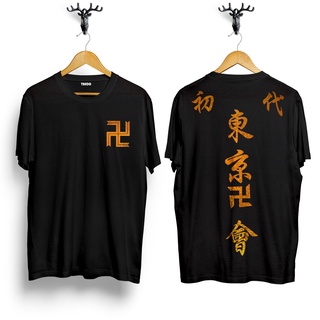 เสื้อยืดผ้าฝ้ายพิมพ์ลายขายดี ใหม่ เสื้อยืด พิมพ์ลายการ์ตูนอนิเมะ tokyo revenger Catton manji